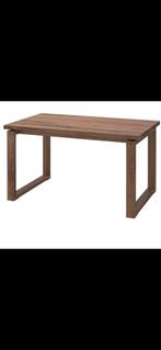 Tafel: IKEA MÖRBYLÅNGA, massief eikenfineer, Huis en Inrichting, Tafels | Eettafels, Ophalen, Zo goed als nieuw, Rechthoekig, 50 tot 100 cm
