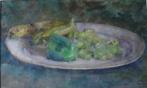 Herman Bogman (1890-1975) aquarel fruitschaal, Antiek en Kunst, Kunst | Schilderijen | Klassiek, Ophalen of Verzenden