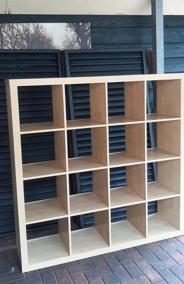 Ikea kallax Vakkenkast 4x4  essen Kleur  beschikbaar voor biedingen