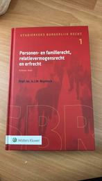 Personen- en familierecht, relatievermogensrecht en erfrecht, Ophalen of Verzenden, Zo goed als nieuw, Sociale wetenschap