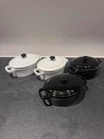 Set van 4 Mini Oven Schalen / Pannetjes, Ophalen of Verzenden, Gebruikt, Overige materialen, Overige typen