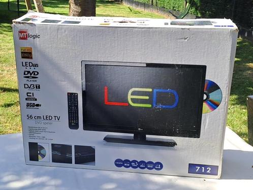 MT Logic LE-227794MT LED TV met ingebouwde DVD-speler, Audio, Tv en Foto, Televisies, Zo goed als nieuw, LCD, 40 tot 60 cm, Full HD (1080p)