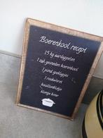 Landelijke keuken...... boerenkool recept, Antiek en Kunst, Curiosa en Brocante, Ophalen of Verzenden