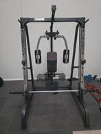 Bench + Gate smith + Acesories+Olympische stang, Ophalen, Zo goed als nieuw, Fitnessbank