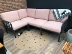 Nardi Komodo antraciet modulair tuinset + canvas roze kussen, Ophalen, Zo goed als nieuw, 5 zitplaatsen