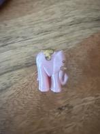 Vintage Roze Olifant Broche, Overige materialen, Gebruikt, Minder dan 4 cm, Ophalen of Verzenden