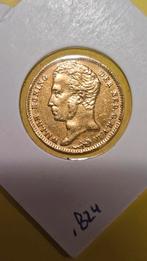 Gouden tientje 1824, Postzegels en Munten, Munten | Nederland, Ophalen of Verzenden, Koning Willem III, 10 gulden