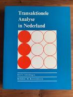 Set van 3 boeken ”TRANSACTIONELE ANALYSE IN NEDERLA, Ophalen of Verzenden, Beta, Zo goed als nieuw, HBO