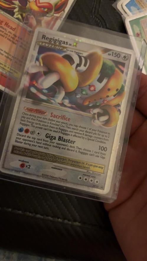Regigigas lv x DP30 pokemon kaart, Hobby en Vrije tijd, Verzamelkaartspellen | Pokémon, Nieuw, Ophalen of Verzenden