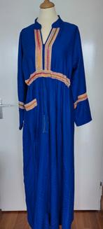 Boho Ibiza Kaftan, Kleding | Dames, Jurken, Blauw, Maat 42/44 (L), Onder de knie, Zo goed als nieuw