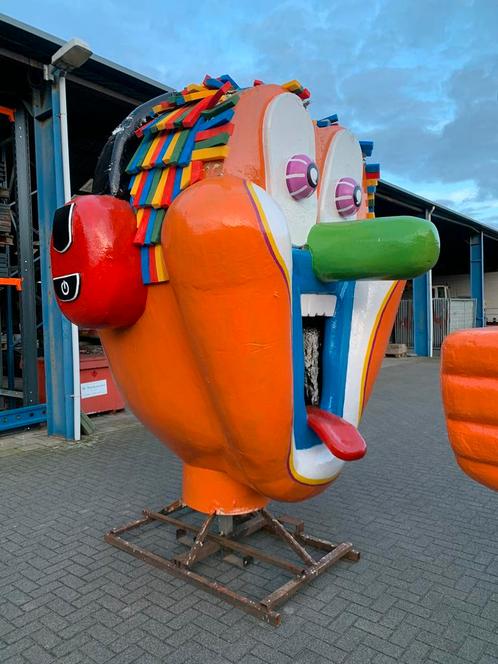 Kop carnavalswagen praalwagen, Hobby en Vrije tijd, Feestartikelen, Zo goed als nieuw, Feestartikel, Carnaval, Ophalen