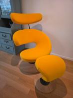 Stokke Varier Peel incl. hocker - Nieuw bekleed!, Huis en Inrichting, Fauteuils, 75 tot 100 cm, Ophalen of Verzenden, Zo goed als nieuw