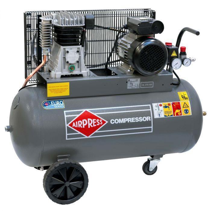 Actie!! Airpress HL 375-100Pro + gratis luchtset!!!, Doe-het-zelf en Verbouw, Compressors, Nieuw, 10 bar of meer, 100 liter of meer