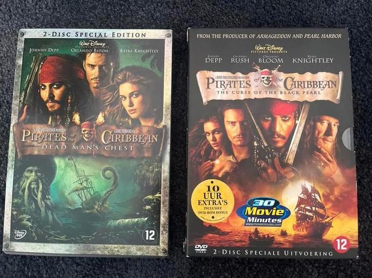 Special Edition: Pirates of the Caribbean DVD set met extras, Cd's en Dvd's, Dvd's | Actie, Zo goed als nieuw, Actie, Boxset, Vanaf 12 jaar