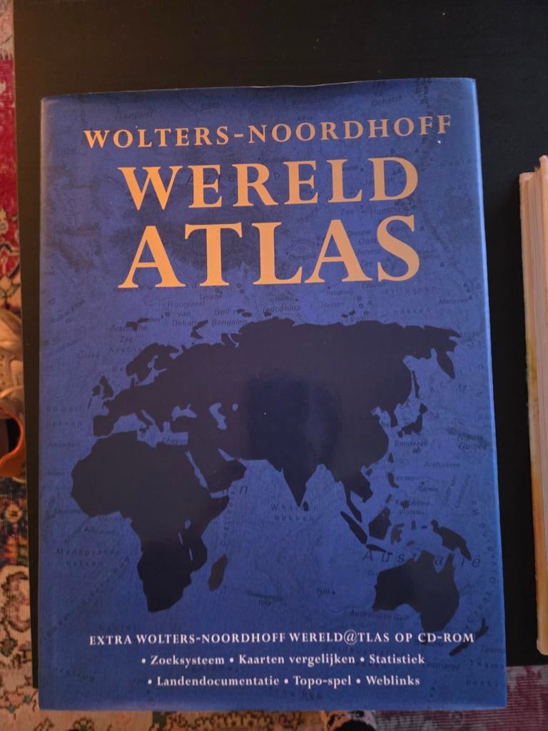 Wereldklasse Wolters Noordhof Atlas - Perfecte Staat!, Boeken, Atlassen en Landkaarten, Zo goed als nieuw, Overige atlassen, Wereld