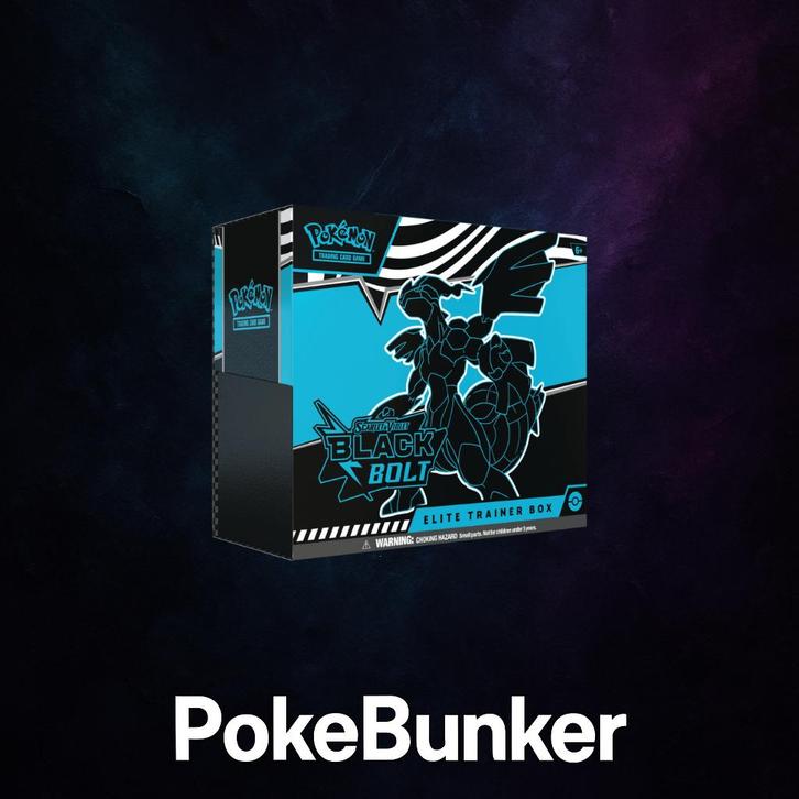 Pokémon Black Bolt Elite Trainer Box!, Hobby en Vrije tijd, Verzamelkaartspellen | Pokémon, Nieuw, Overige typen, Foil, Ophalen of Verzenden
