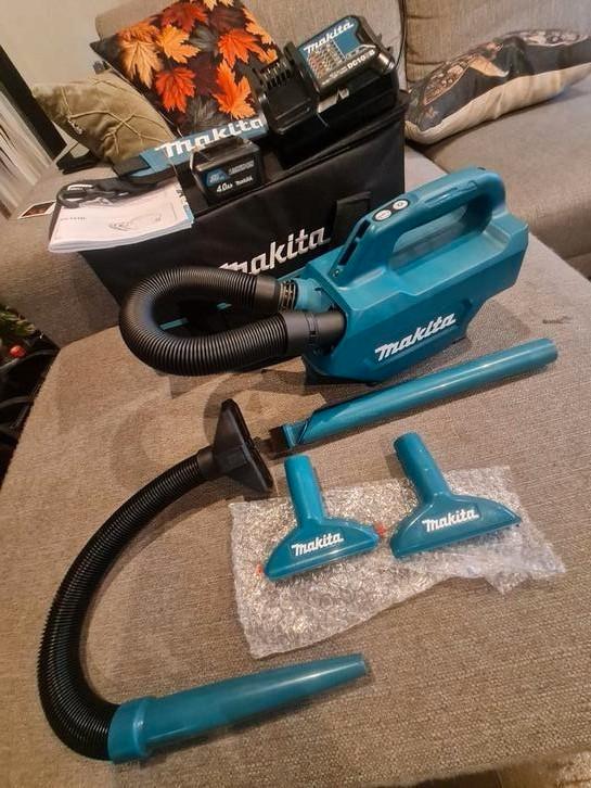 Makita CL121D 12V stofzuiger complete set, Witgoed en Apparatuur, Stofzuigers, Zo goed als nieuw, Ophalen of Verzenden