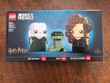 LEGO 40496 Brickheadz Voldermort, Nagini & Bellatrix beschikbaar voor biedingen