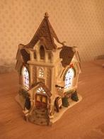 Lemax Kersthuisje - Kerk met Verlichting, Ophalen of Verzenden, Zo goed als nieuw