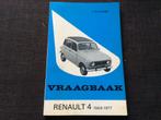 Vraagbaak Renault 4 (1969-1977) , P Olyslager, Auto diversen, Handleidingen en Instructieboekjes, Ophalen of Verzenden