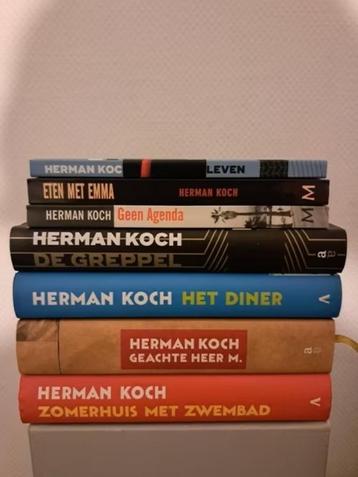 AANBIEDING 7 titels van Herman Koch / 7 x ZO GOED ALS NIEUW beschikbaar voor biedingen