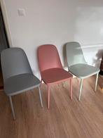 Eetkamer stoelen - Jysk merk, Huis en Inrichting, Ophalen, Zo goed als nieuw, Grijs, Drie