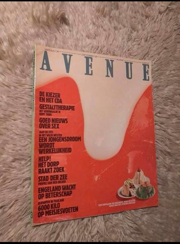 Vintage tijdschrift Avenue maart ‘77 beschikbaar voor biedingen