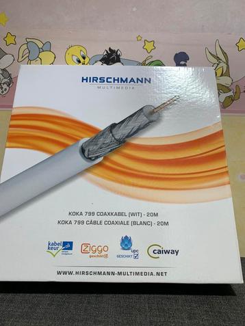 Hirschmann KOKA 9 ECA/20 coax kabel Ziggo gecertificeerd 20m beschikbaar voor biedingen