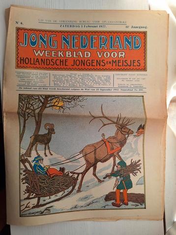 Jong Nederland weekblad voor jongens en meisjes 1927 beschikbaar voor biedingen