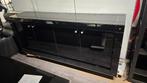 Toonbank zwart luxe met glas en echte swarovski kristallen, Ophalen, Gebruikt
