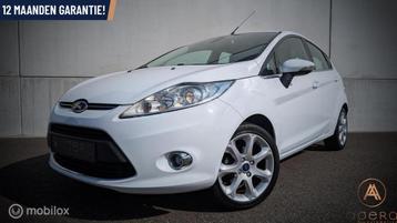 Ford Fiesta 1.25 Titanium, Leder, Stoelverwarming, Cruise beschikbaar voor biedingen
