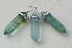 Fluoriet punt hanger, Ophalen of Verzenden, Mineraal