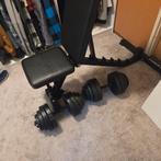Focus Fitness Force 8 Krachtbank + halters 40 euro, Sport en Fitness, Fitnessmaterialen, Ophalen, Zo goed als nieuw, Fitnessbank