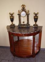 Supermooie mahonie empire trumeau wandtafel, Ophalen