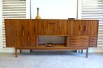 Prachtige  vintage palissander highboard kast, Ophalen, Gebruikt, 150 tot 200 cm, Onbekend