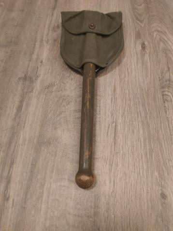 Leger Schep met Hoes - Militaria beschikbaar voor biedingen
