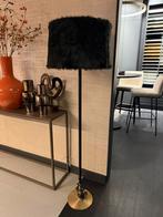 Vloerlamp teddy zwart nieuw, Huis en Inrichting, Lampen | Vloerlampen, Ophalen of Verzenden, Zo goed als nieuw, 150 tot 200 cm