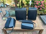 BMW Kofferset 4-delig -, Sieraden, Tassen en Uiterlijk, Koffers, Uitschuifbare handgreep, Gebruikt, Zacht kunststof, 35 tot 45 cm