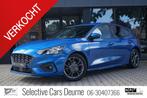Ford Focus EcoBoost ST-Line Desert Island Blue, H/U, Camera,, Gebruikt, Zwart, Metallic lak, Blauw