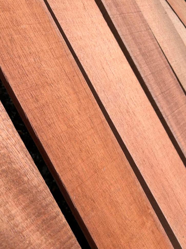 bijzondere hardhouten Azobé planken, Doe-het-zelf en Verbouw, Hout en Planken, Gebruikt, Plank, Overige houtsoorten, Minder dan 200 cm