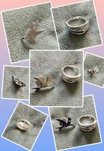 Vogel pin & verstelbare ring zilverkleurig, scherp prijsje !, Verzamelen, Speldjes, Pins en Buttons, Ophalen of Verzenden, Nieuw