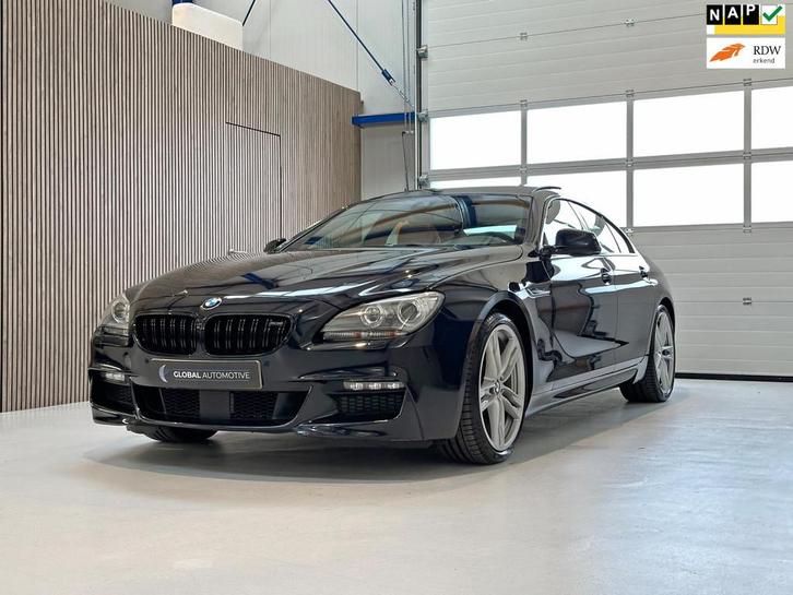 BMW 6-serie Gran Coupé 640d High Executive - B&O - INDIVIDU, Auto's, BMW, Bedrijf, Te koop, 6-Serie Gran Coupé, 360° camera, ABS