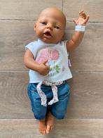pop of babypop Doll Factory 42 cm + kleertjes Baby Born, Ophalen, Zo goed als nieuw, Babypop