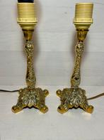 Twee prachtige zware koperen lampenvoeten, Ophalen of Verzenden, Zo goed als nieuw, Minder dan 50 cm