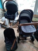Mooie antraciete kinderwagen, Gebruikt, Luchtbanden, Combiwagen, Ophalen