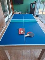 3-in-1 Pooltafel, Eettafel & Tafeltennistafel, Ophalen, Gebruikt, Pooltafel