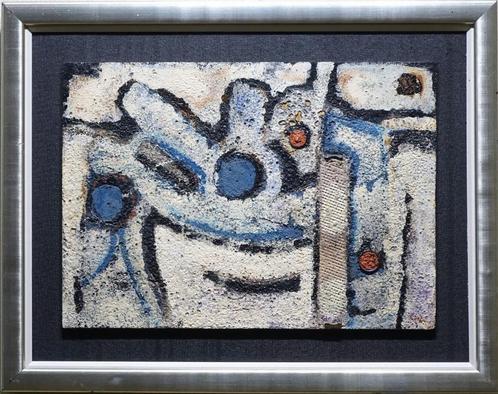 ==compositie uit 1964===Jaap de Carpentier 1921-1996==, Antiek en Kunst, Kunst | Schilderijen | Abstract, Ophalen of Verzenden