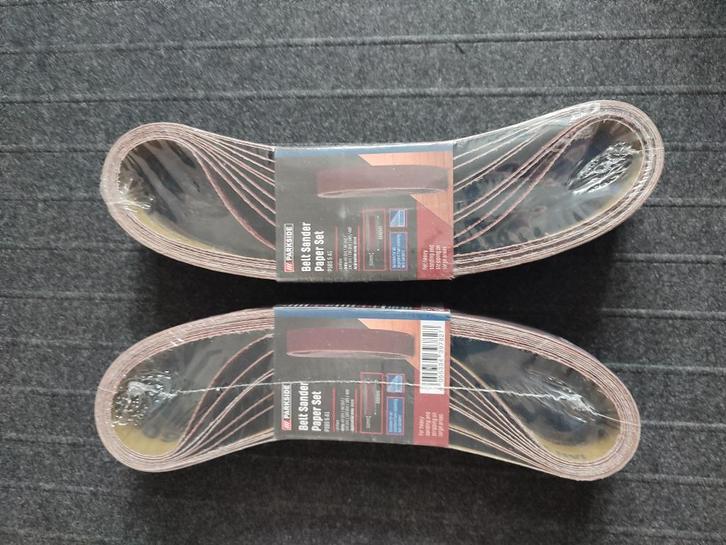 2x 10 stuks PARKSIDE schuurbanden, Doe-het-zelf en Verbouw, Gereedschap | Schuurmachines, Nieuw, Bandschuurmachine, Ophalen