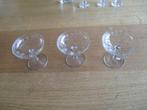 3 geslepen glazen uit de jaren 30., Antiek en Kunst, Antiek | Glas en Kristal, Ophalen of Verzenden