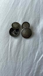 dubbeltje Wilhelmina zilver, Ophalen of Verzenden, Zo goed als nieuw, Zilver